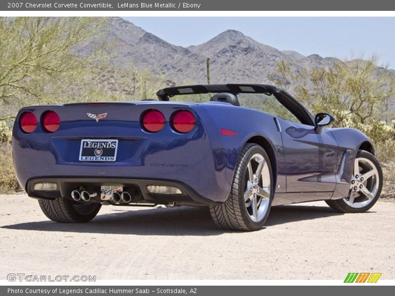 LeMans Blue Metallic / Ebony 2007 Chevrolet Corvette Convertible