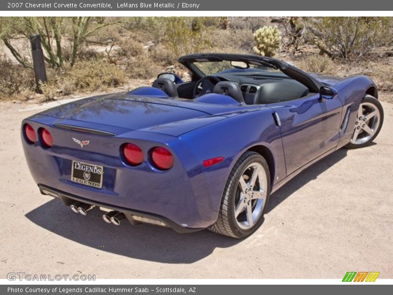 LeMans Blue Metallic / Ebony 2007 Chevrolet Corvette Convertible