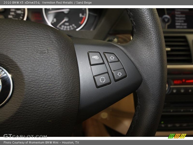 Vermilion Red Metallic / Sand Beige 2010 BMW X5 xDrive35d
