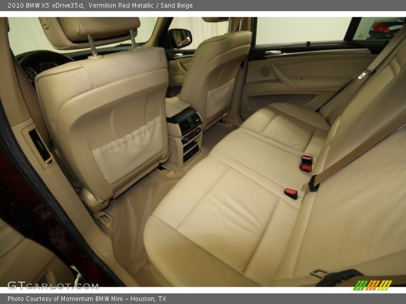 Vermilion Red Metallic / Sand Beige 2010 BMW X5 xDrive35d