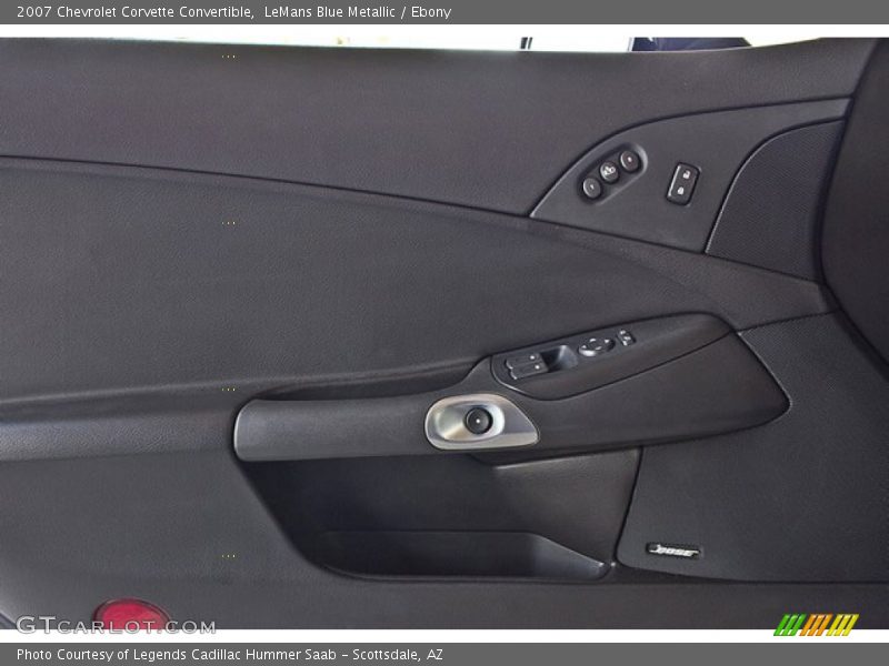 LeMans Blue Metallic / Ebony 2007 Chevrolet Corvette Convertible