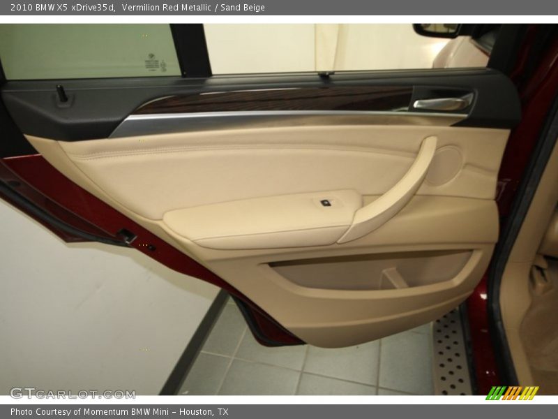 Vermilion Red Metallic / Sand Beige 2010 BMW X5 xDrive35d