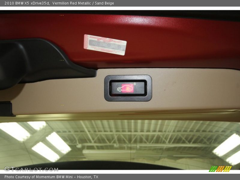 Vermilion Red Metallic / Sand Beige 2010 BMW X5 xDrive35d