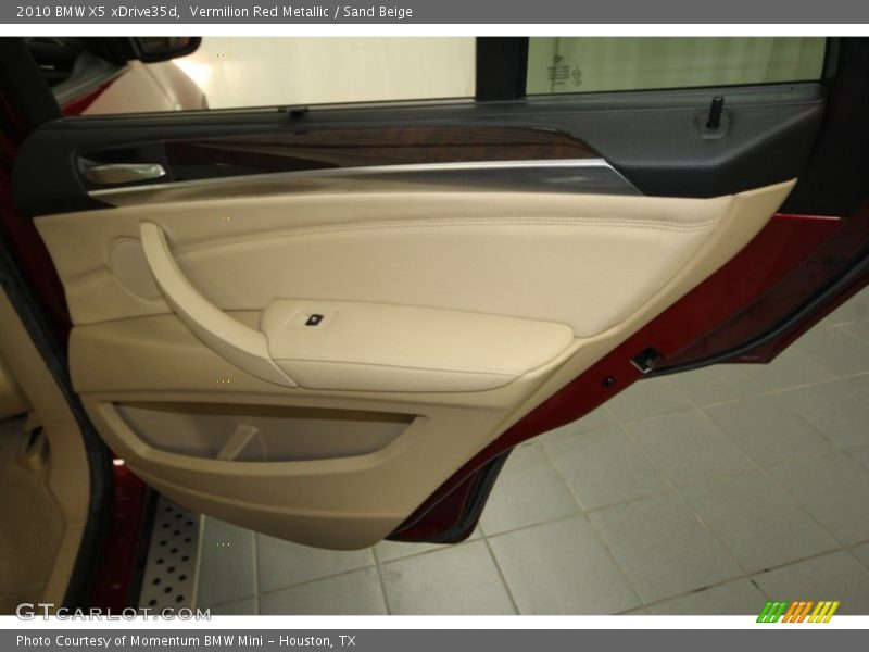 Vermilion Red Metallic / Sand Beige 2010 BMW X5 xDrive35d