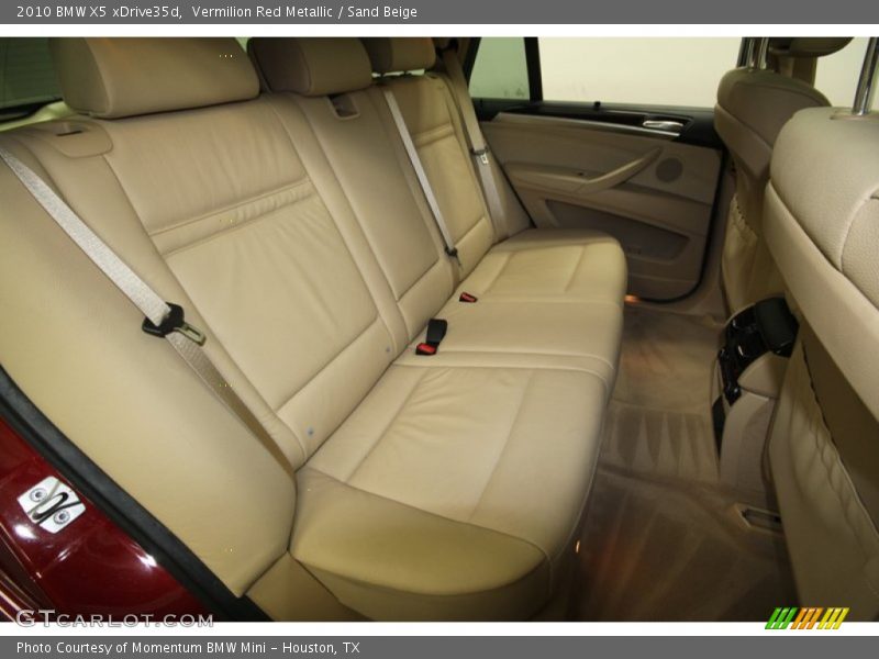 Vermilion Red Metallic / Sand Beige 2010 BMW X5 xDrive35d