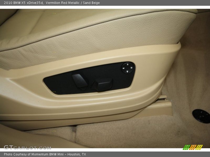 Vermilion Red Metallic / Sand Beige 2010 BMW X5 xDrive35d