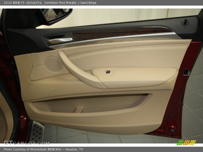 Vermilion Red Metallic / Sand Beige 2010 BMW X5 xDrive35d