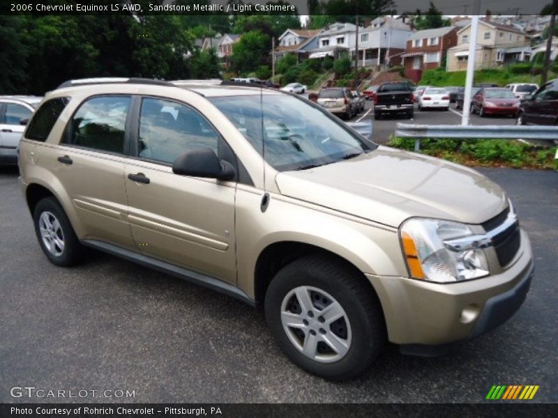 Sandstone Metallic / Light Cashmere 2006 Chevrolet Equinox LS AWD