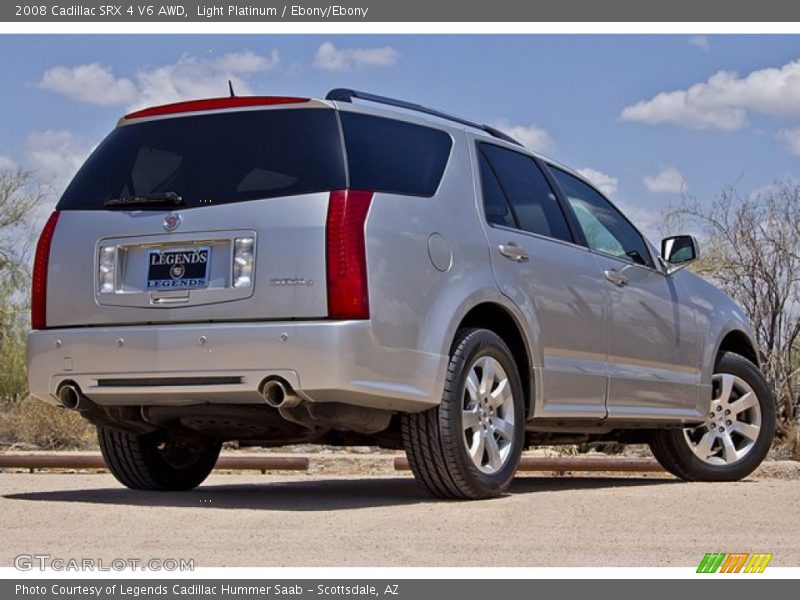 Light Platinum / Ebony/Ebony 2008 Cadillac SRX 4 V6 AWD