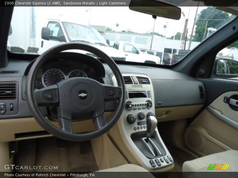 Sandstone Metallic / Light Cashmere 2006 Chevrolet Equinox LS AWD