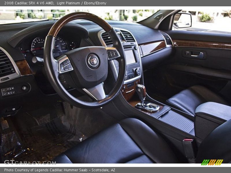 Light Platinum / Ebony/Ebony 2008 Cadillac SRX 4 V6 AWD
