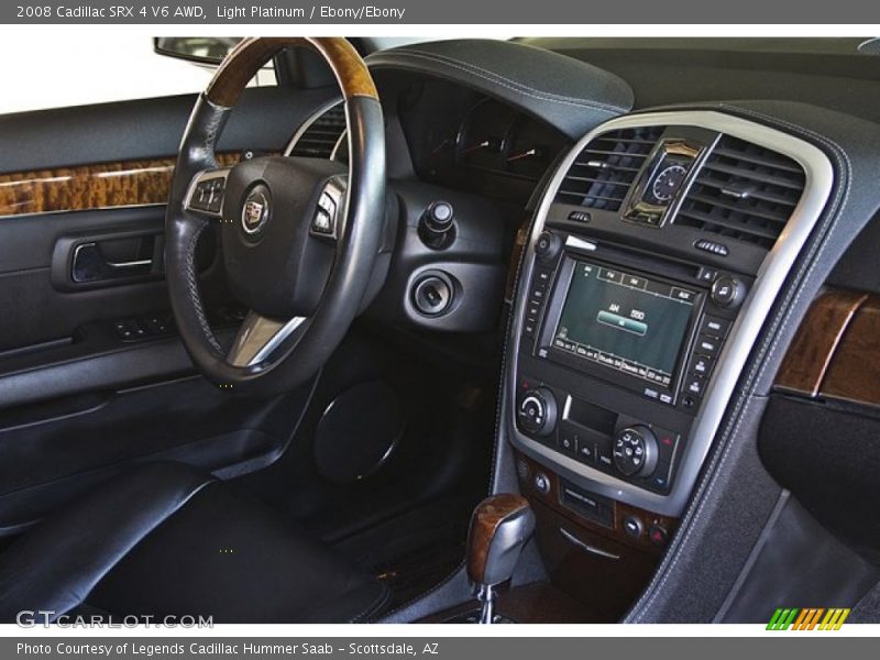 Light Platinum / Ebony/Ebony 2008 Cadillac SRX 4 V6 AWD