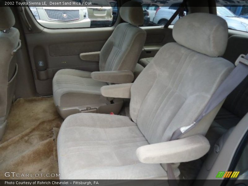 Desert Sand Mica / Oak 2002 Toyota Sienna LE