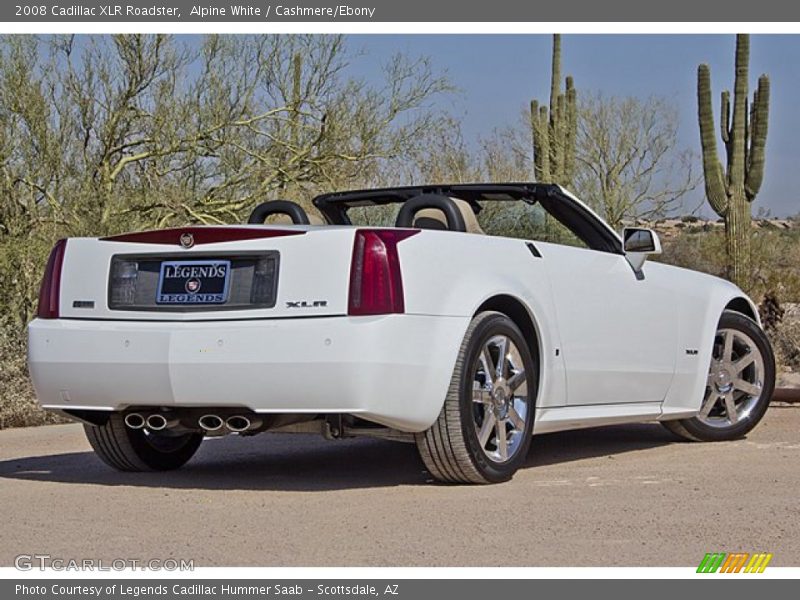 Alpine White / Cashmere/Ebony 2008 Cadillac XLR Roadster