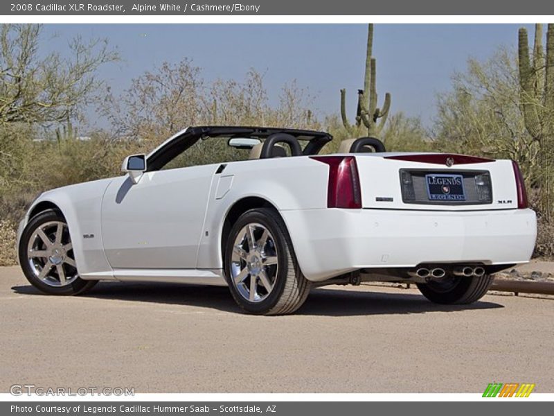 Alpine White / Cashmere/Ebony 2008 Cadillac XLR Roadster