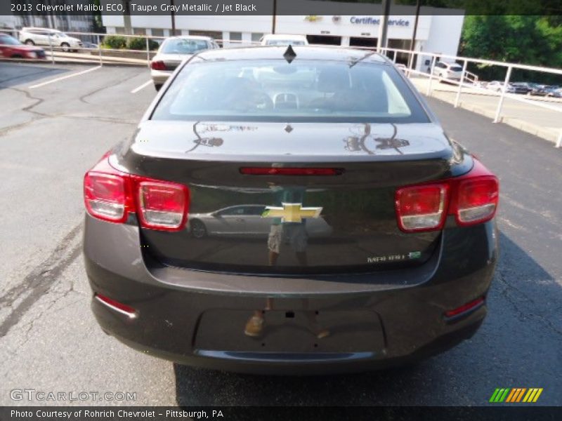 Taupe Gray Metallic / Jet Black 2013 Chevrolet Malibu ECO
