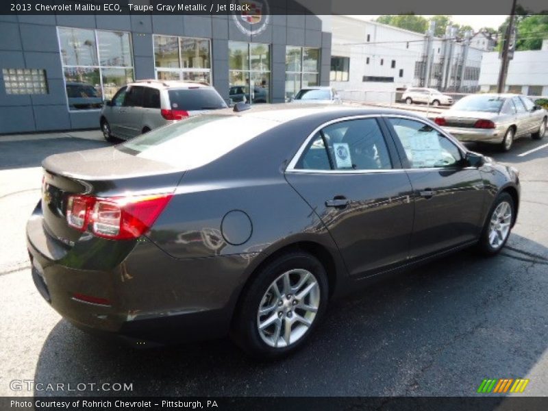 Taupe Gray Metallic / Jet Black 2013 Chevrolet Malibu ECO