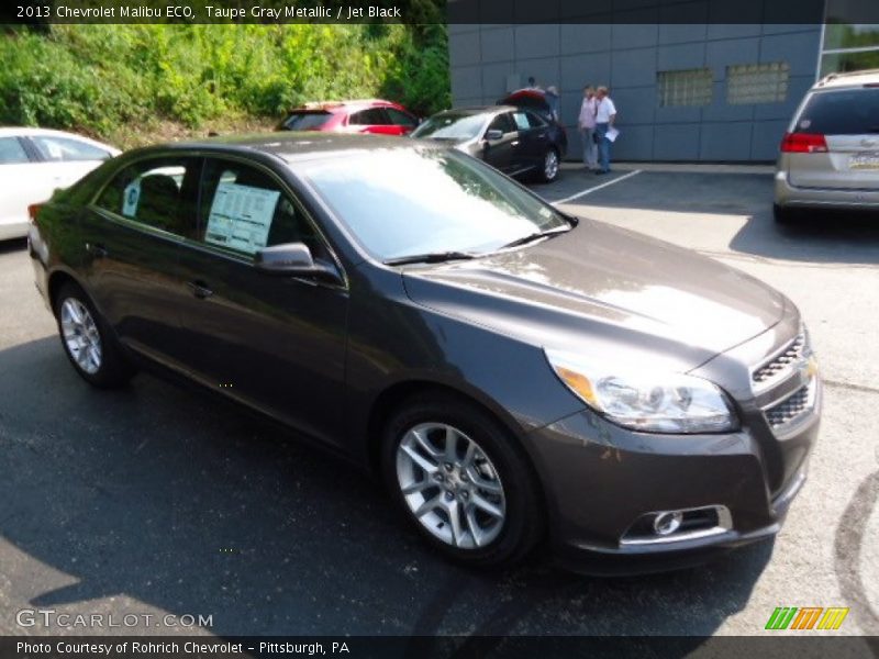 Taupe Gray Metallic / Jet Black 2013 Chevrolet Malibu ECO