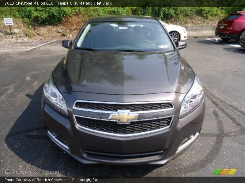 Taupe Gray Metallic / Jet Black 2013 Chevrolet Malibu ECO