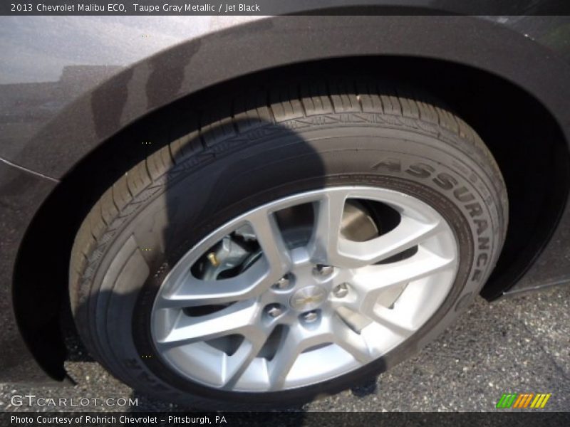 Taupe Gray Metallic / Jet Black 2013 Chevrolet Malibu ECO
