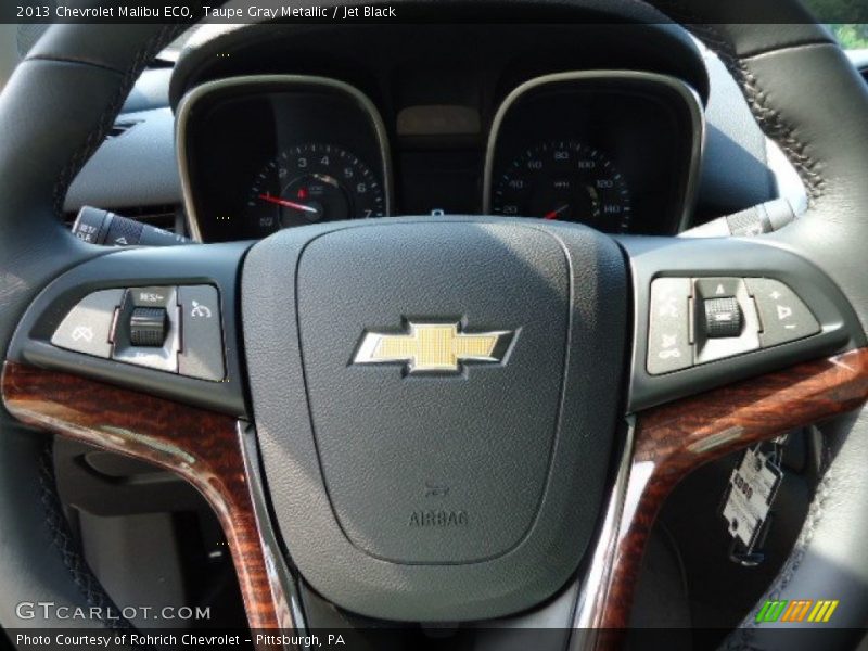Taupe Gray Metallic / Jet Black 2013 Chevrolet Malibu ECO