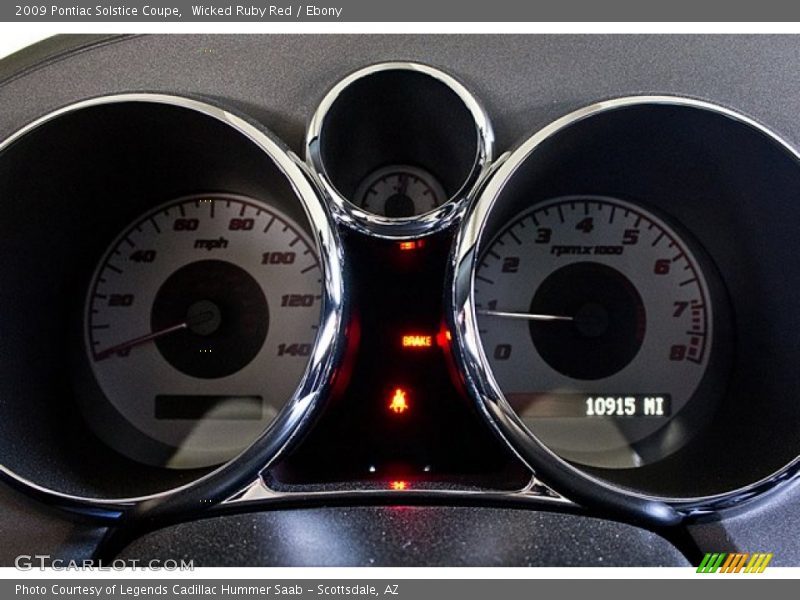 Wicked Ruby Red / Ebony 2009 Pontiac Solstice Coupe