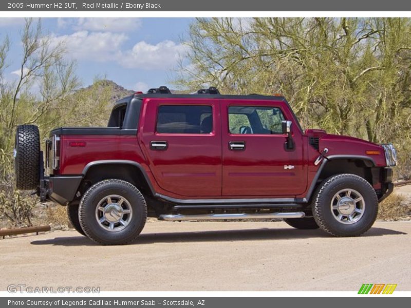  2005 H2 SUT Red Metallic