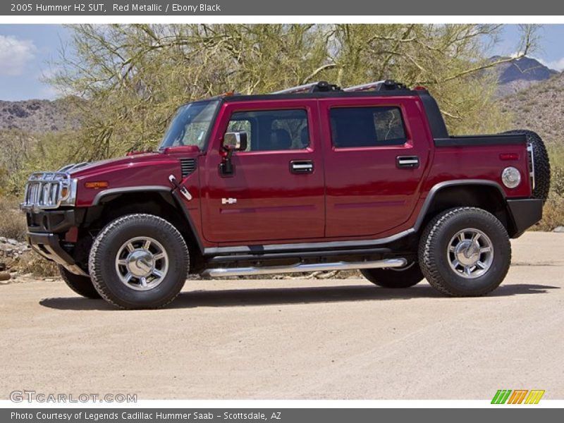  2005 H2 SUT Red Metallic