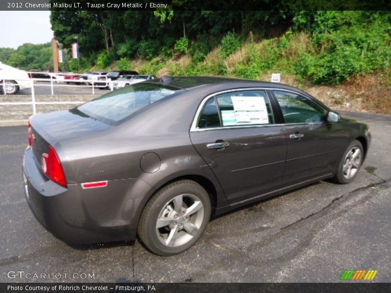 Taupe Gray Metallic / Ebony 2012 Chevrolet Malibu LT