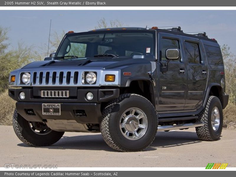 Stealth Gray Metallic / Ebony Black 2005 Hummer H2 SUV