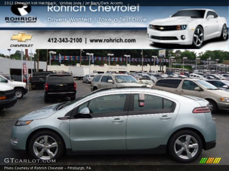 Viridian Joule / Jet Black/Dark Accents 2012 Chevrolet Volt Hatchback