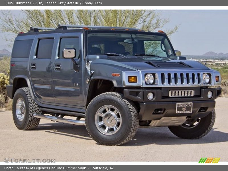 Stealth Gray Metallic / Ebony Black 2005 Hummer H2 SUV