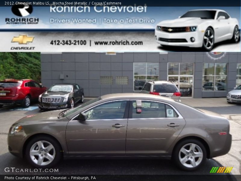 Mocha Steel Metallic / Cocoa/Cashmere 2012 Chevrolet Malibu LS