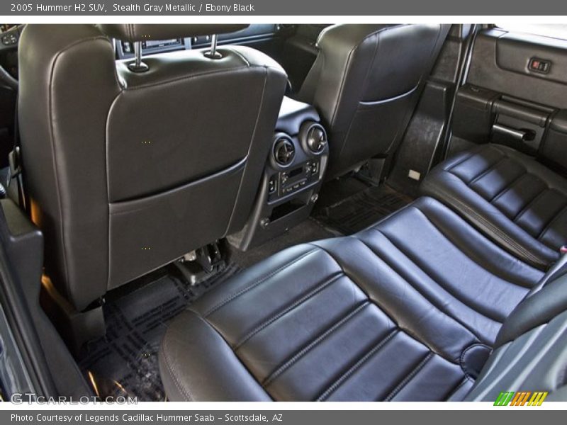  2005 H2 SUV Ebony Black Interior