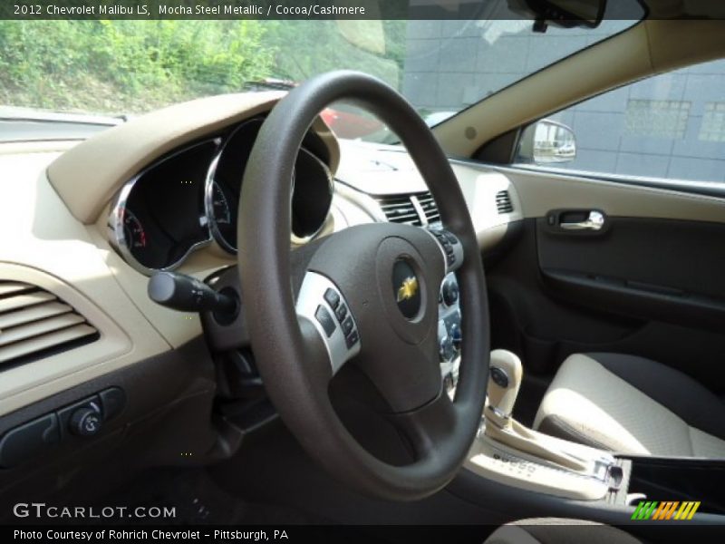 Mocha Steel Metallic / Cocoa/Cashmere 2012 Chevrolet Malibu LS