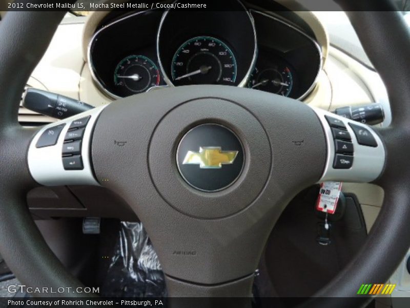 Mocha Steel Metallic / Cocoa/Cashmere 2012 Chevrolet Malibu LS