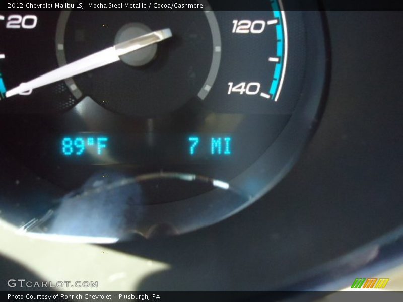 Mocha Steel Metallic / Cocoa/Cashmere 2012 Chevrolet Malibu LS
