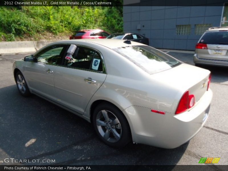 Gold Mist Metallic / Cocoa/Cashmere 2012 Chevrolet Malibu LT