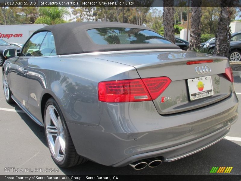 Monsoon Gray Metallic / Black 2013 Audi S5 3.0 TFSI quattro Convertible