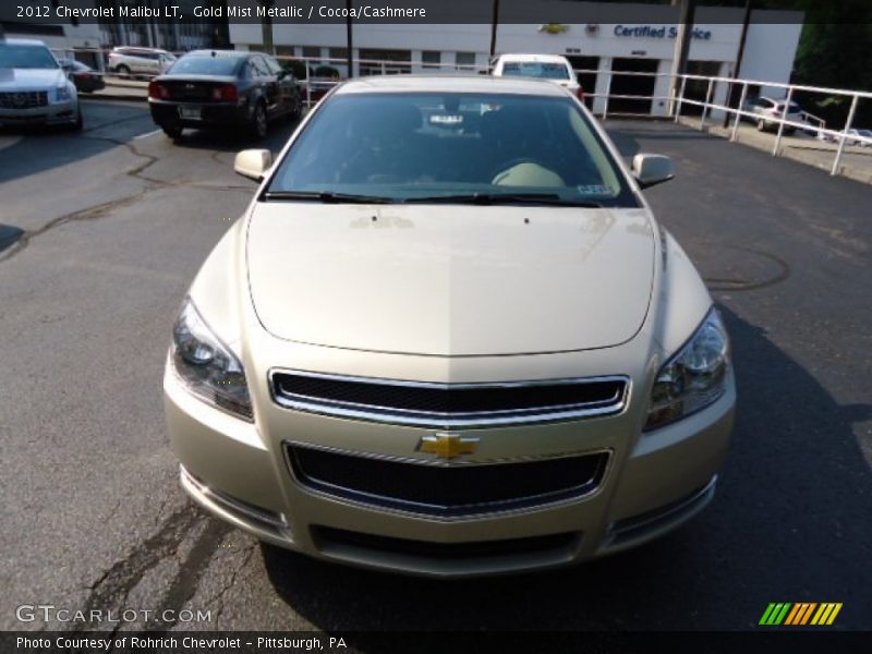 Gold Mist Metallic / Cocoa/Cashmere 2012 Chevrolet Malibu LT