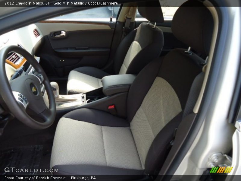 Gold Mist Metallic / Cocoa/Cashmere 2012 Chevrolet Malibu LT