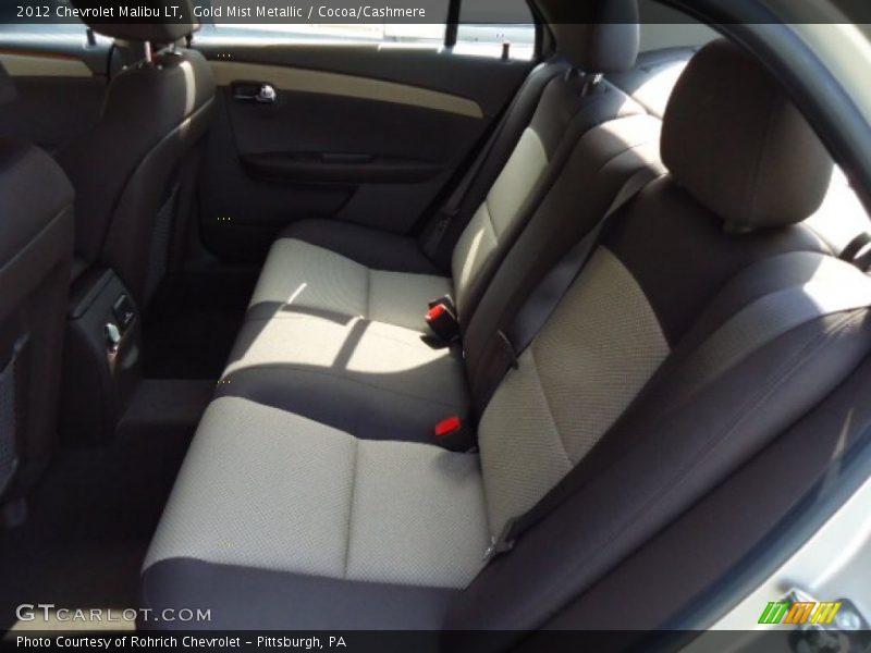 Gold Mist Metallic / Cocoa/Cashmere 2012 Chevrolet Malibu LT