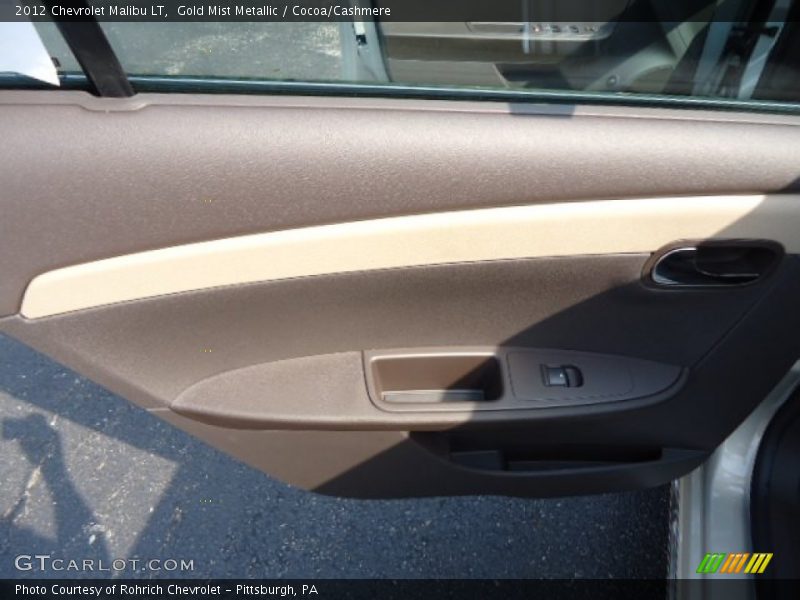 Gold Mist Metallic / Cocoa/Cashmere 2012 Chevrolet Malibu LT