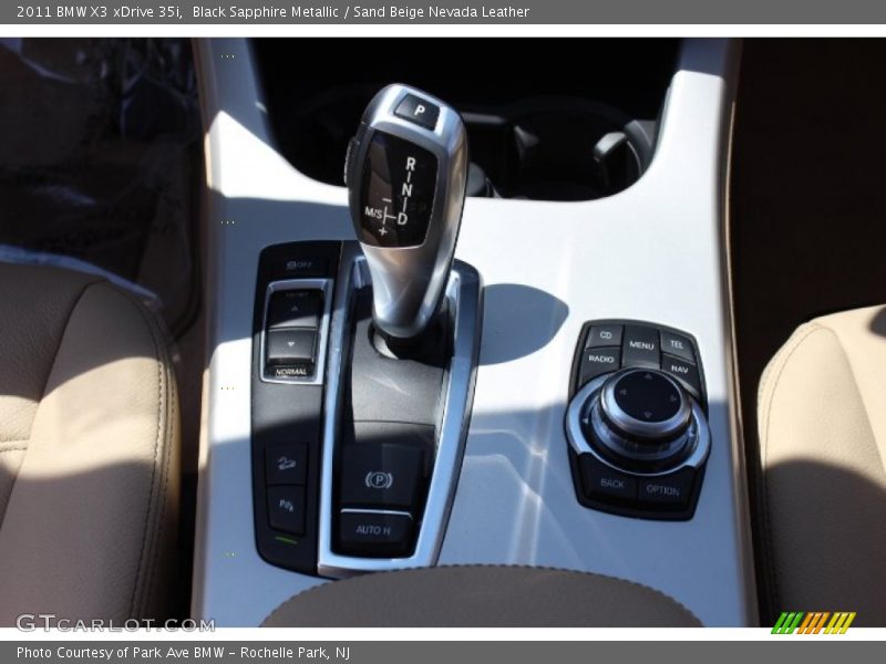 Black Sapphire Metallic / Sand Beige Nevada Leather 2011 BMW X3 xDrive 35i