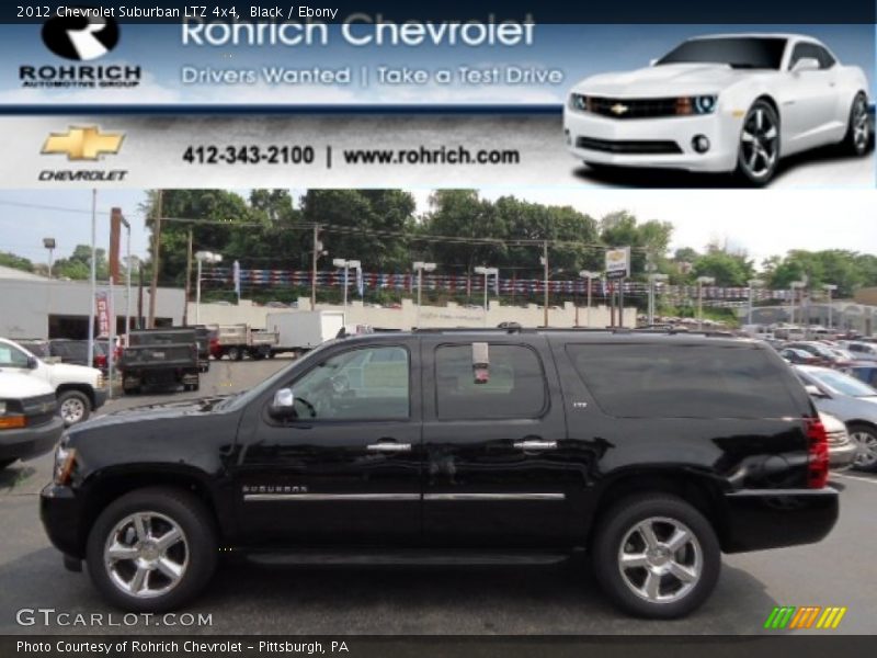 Black / Ebony 2012 Chevrolet Suburban LTZ 4x4