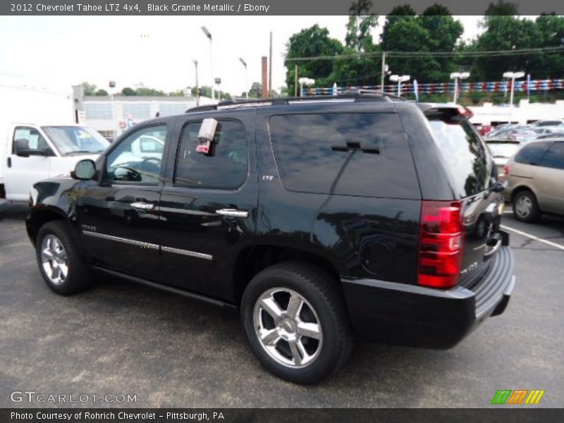 Black Granite Metallic / Ebony 2012 Chevrolet Tahoe LTZ 4x4