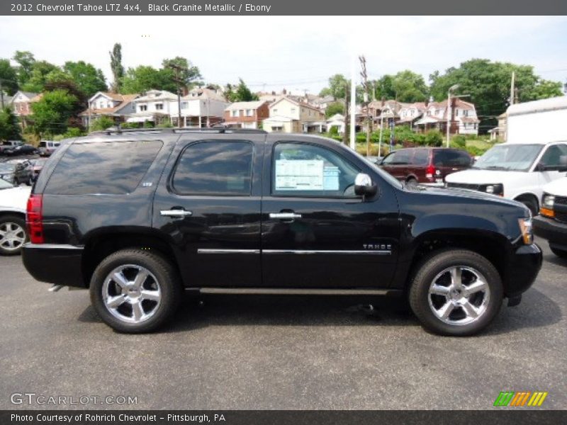 Black Granite Metallic / Ebony 2012 Chevrolet Tahoe LTZ 4x4