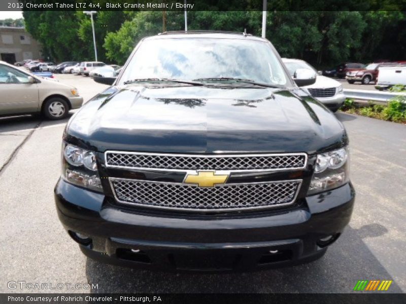 Black Granite Metallic / Ebony 2012 Chevrolet Tahoe LTZ 4x4