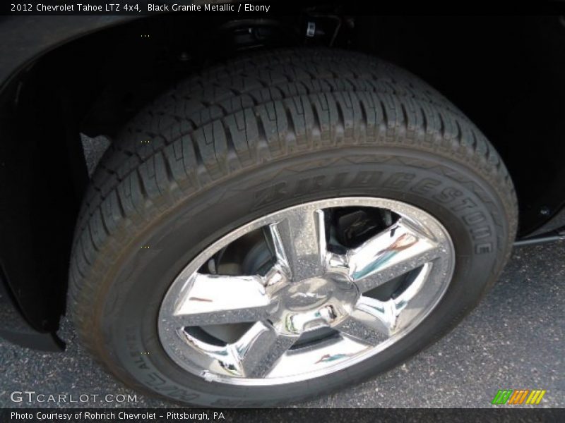 Black Granite Metallic / Ebony 2012 Chevrolet Tahoe LTZ 4x4