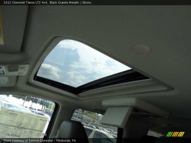 Black Granite Metallic / Ebony 2012 Chevrolet Tahoe LTZ 4x4